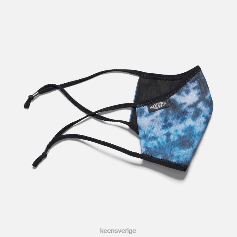 Keen tillsammans mask xs/s - tie dye LVJV0468 blå slipsfärg