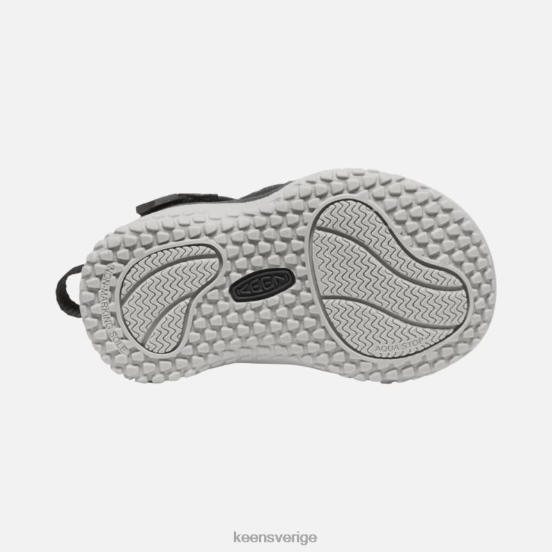 Keen stingrocksandal för småbarn LVJV0597 svart duggregn