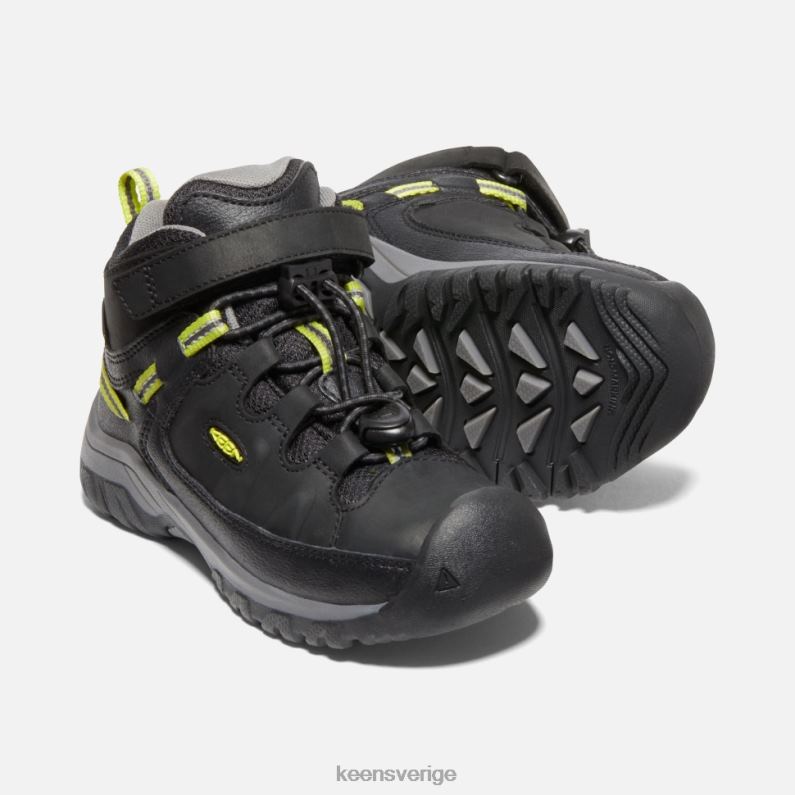Keen liten 'targhee vattentät stövel LVJV0607 svart-stålgrå