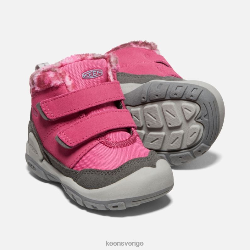 Keen chukka med dubbla remmar för småbarn LVJV0564 frukt duvsvart