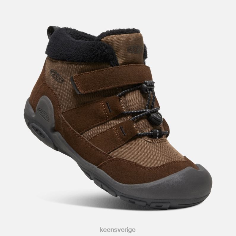 Keen stor 'knotch chukka LVJV0579 mörk jordsvart