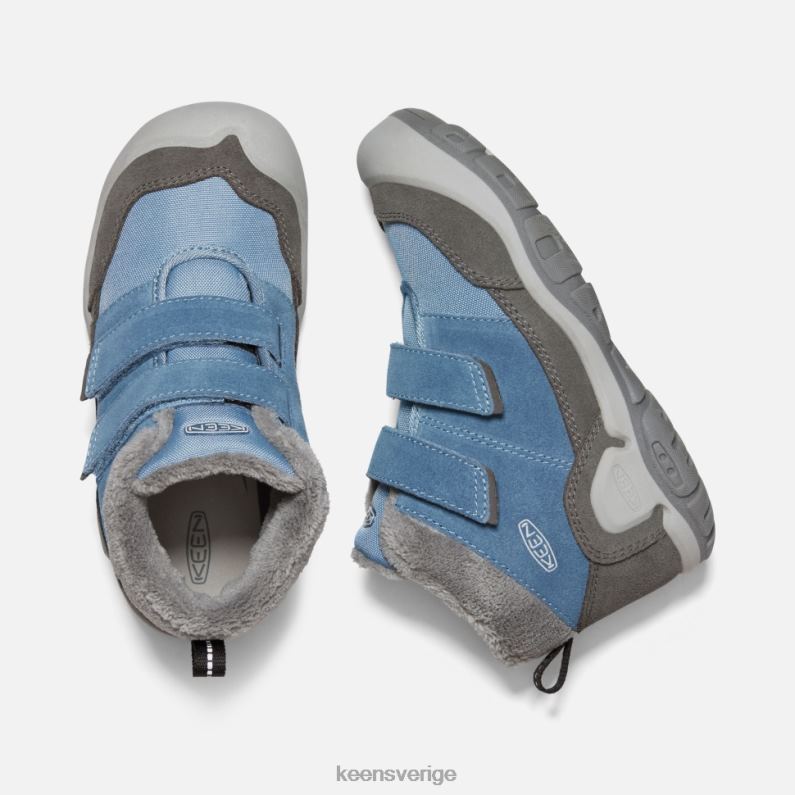 Keen stor ' knotch dubbel rem chukka LVJV0554 magnetblå skugga