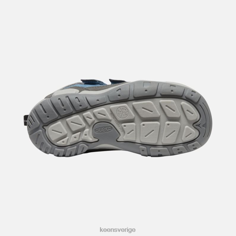 Keen stor ' knotch dubbel rem chukka LVJV0554 magnetblå skugga