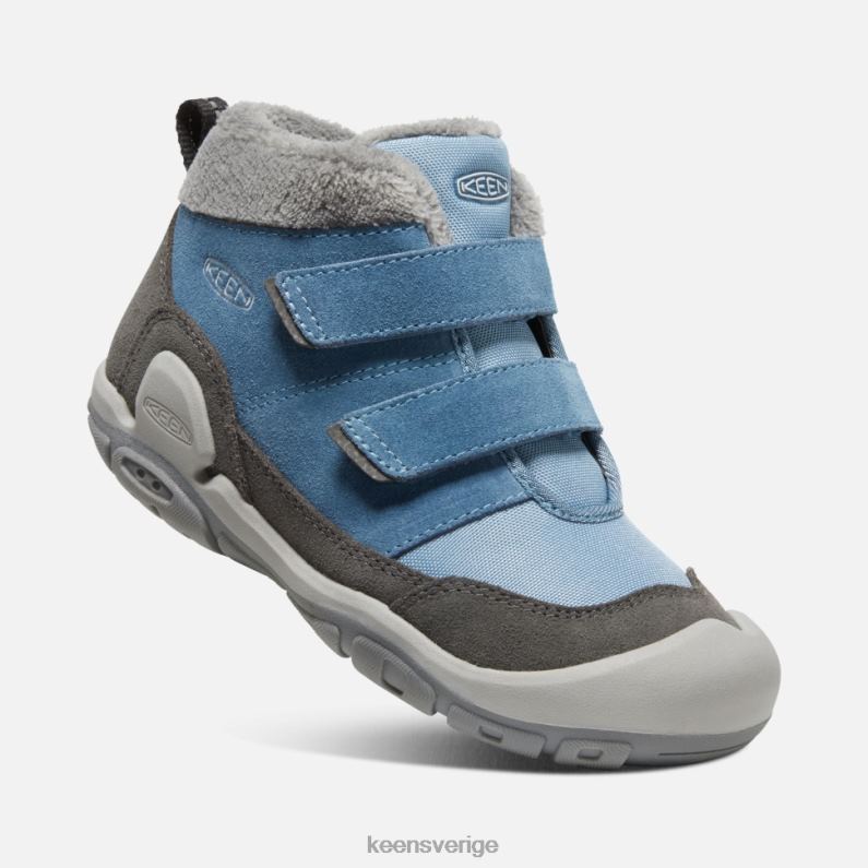 Keen stor ' knotch dubbel rem chukka LVJV0554 magnetblå skugga