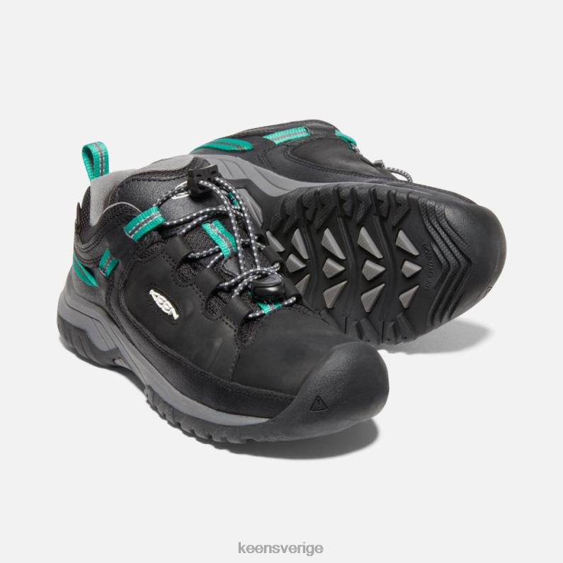 Keen stor 'targhee vattentät sko LVJV0604 svart-stjärna vit
