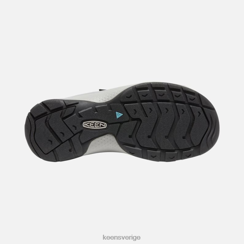 Keen astoria west lädersandal med t-rem LVJV0112 svart läder