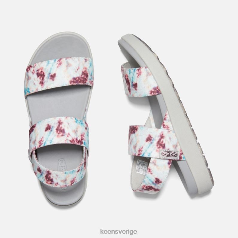 Keen elle ryggband avslappnade sandaler LVJV046 andorra-slipsfärgämne