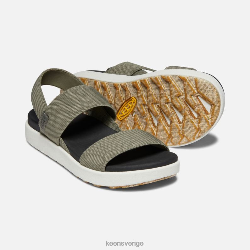 Keen elle sandal med ryggband LVJV0380 dammig oliv