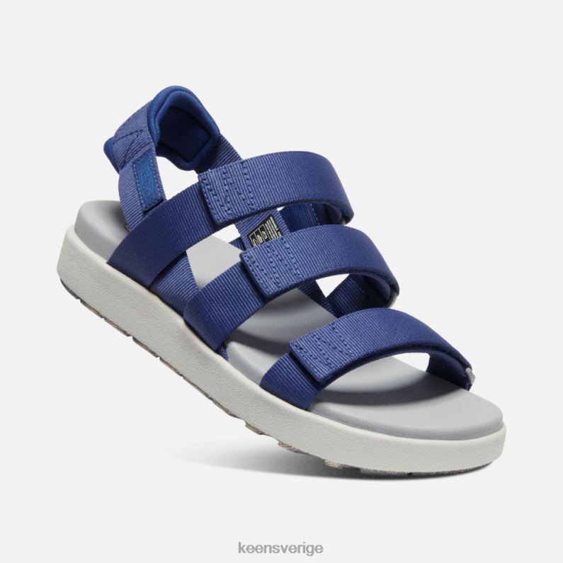 Keen elle strappy LVJV0381 blått djup-ljus kobolt