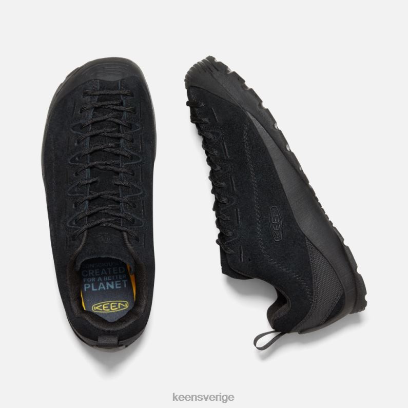 Keen jasper sneakers i mocka LVJV0350 hårig svart-svart