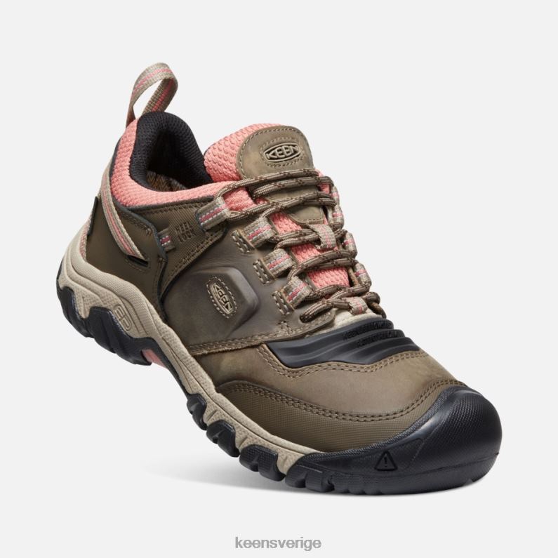 Keen ridge flex vattentäta vandringsskor LVJV0129 timberwolf-tegelstoft