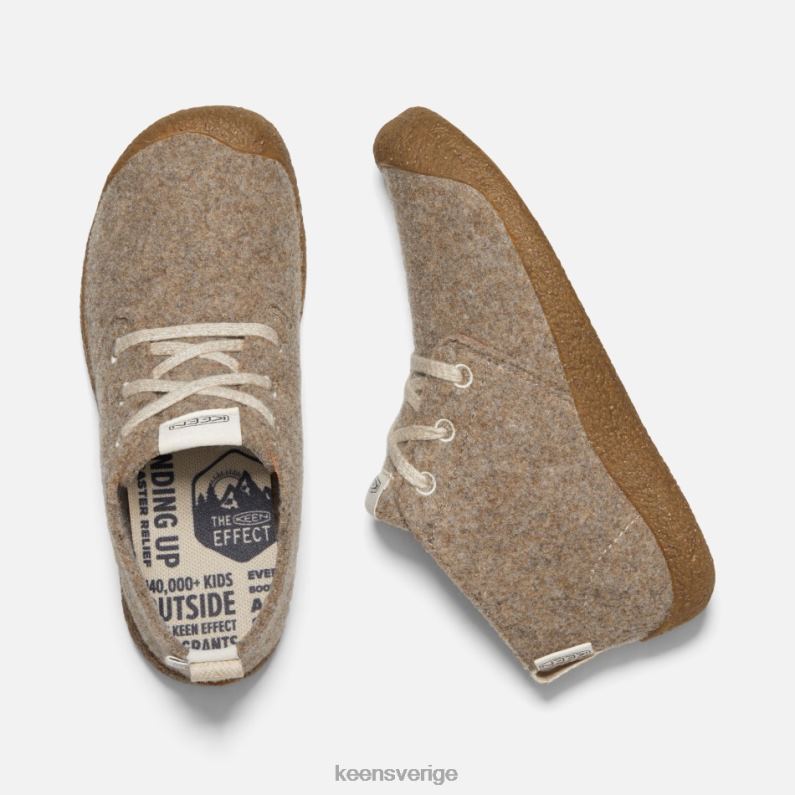 Keen mosey chukka stövel LVJV0194 taupe filt-björk