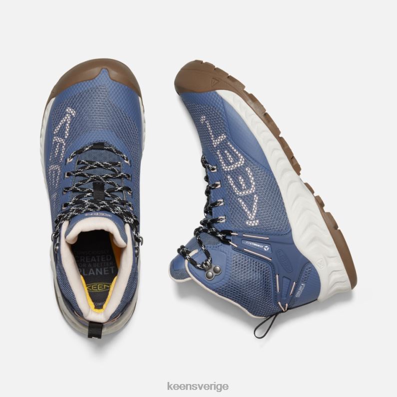 Keen nxis evo vattentät stövel LVJV0168 vintage indigo-hamn grå