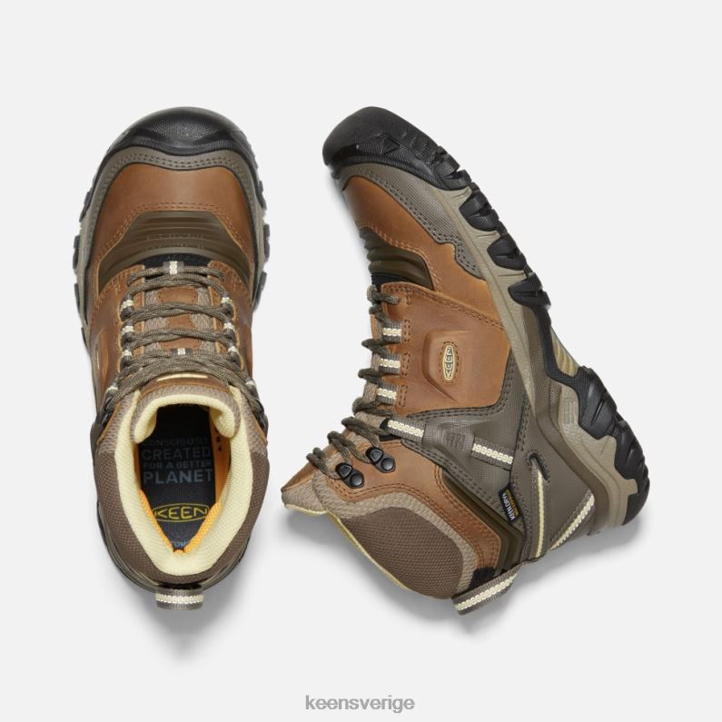 Keen ridge flex vattentät stövel LVJV0337 safari-vaniljsås