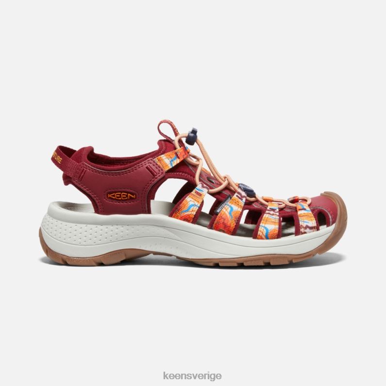 Keen astoria west x utomhus afro LVJV0406 orange vågröd