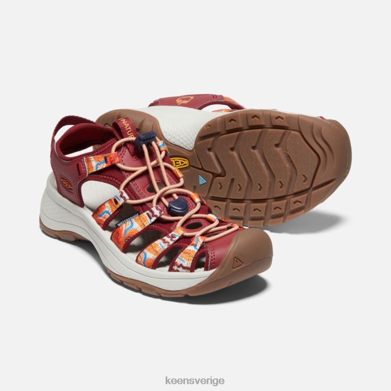 Keen astoria west x utomhus afro LVJV0406 orange vågröd