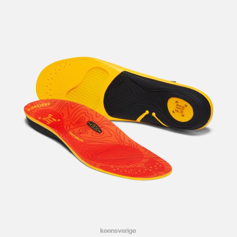 Keen utomhus k-30 innersula med hög fotvalv LVJV0442 röd