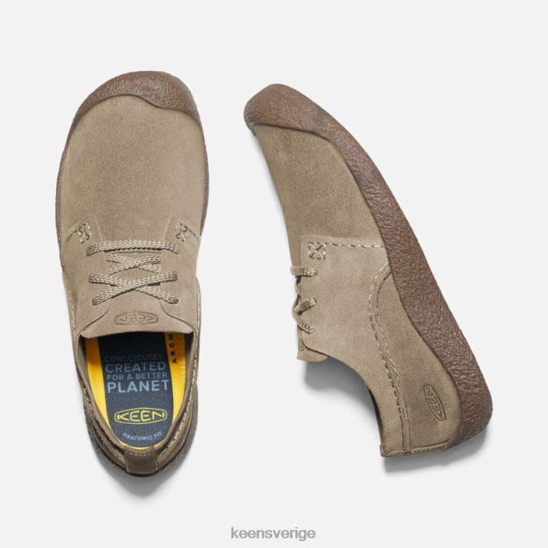 Keen Howser mocka oxford skor LVJV0303 timberwolf-kastanj