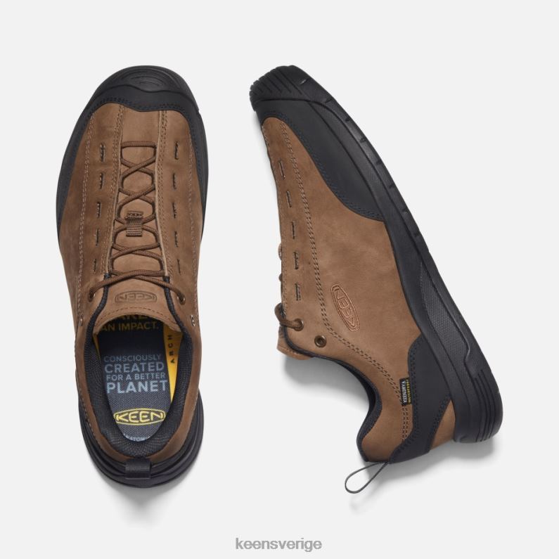 Keen jasper ii vattentäta träningsskor i mocka LVJV03 mörk jordsvart