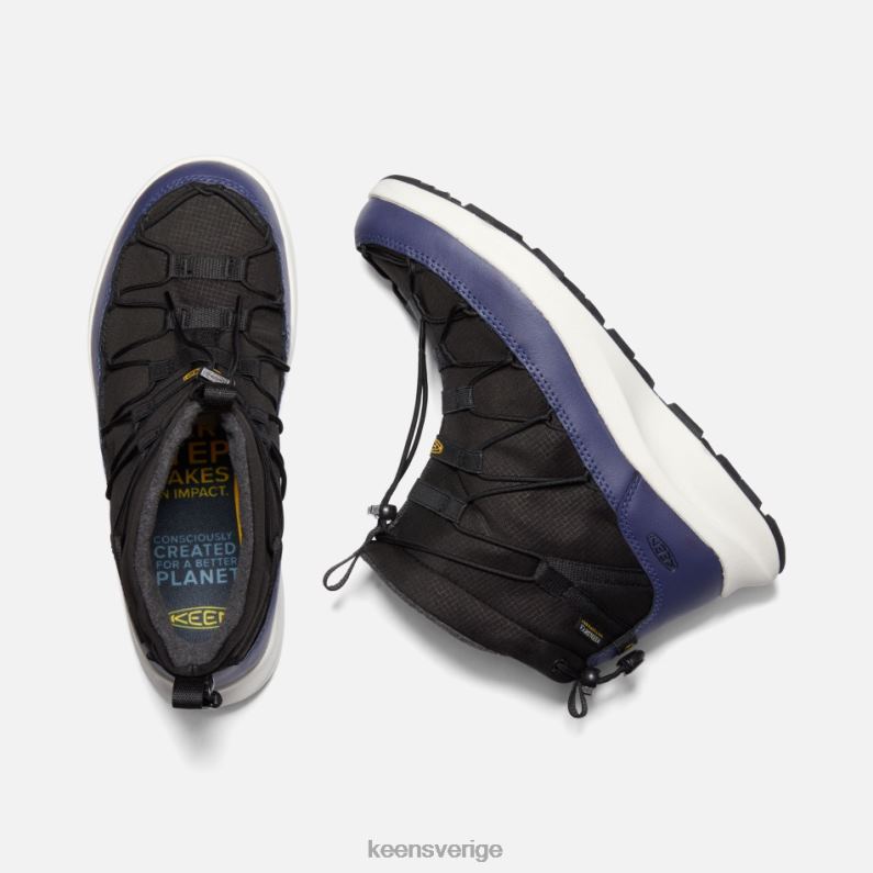 Keen uneek snk vattentät chukka LVJV0242 svart-blått djup