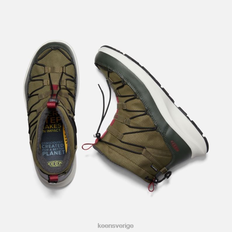 Keen uneek snk vattentät chukka LVJV0243 mörk olivkolofonium